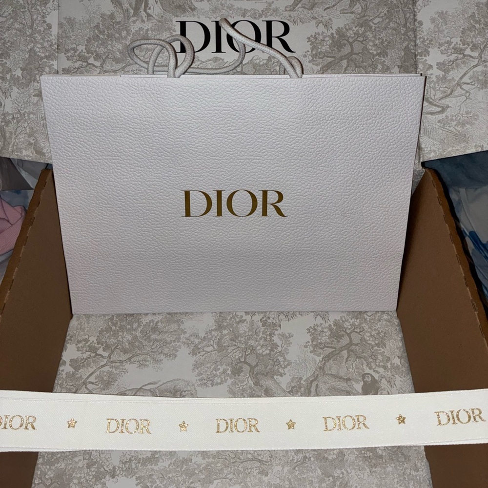Dior Shopping Bag and Holiday Star Dior Ribbon